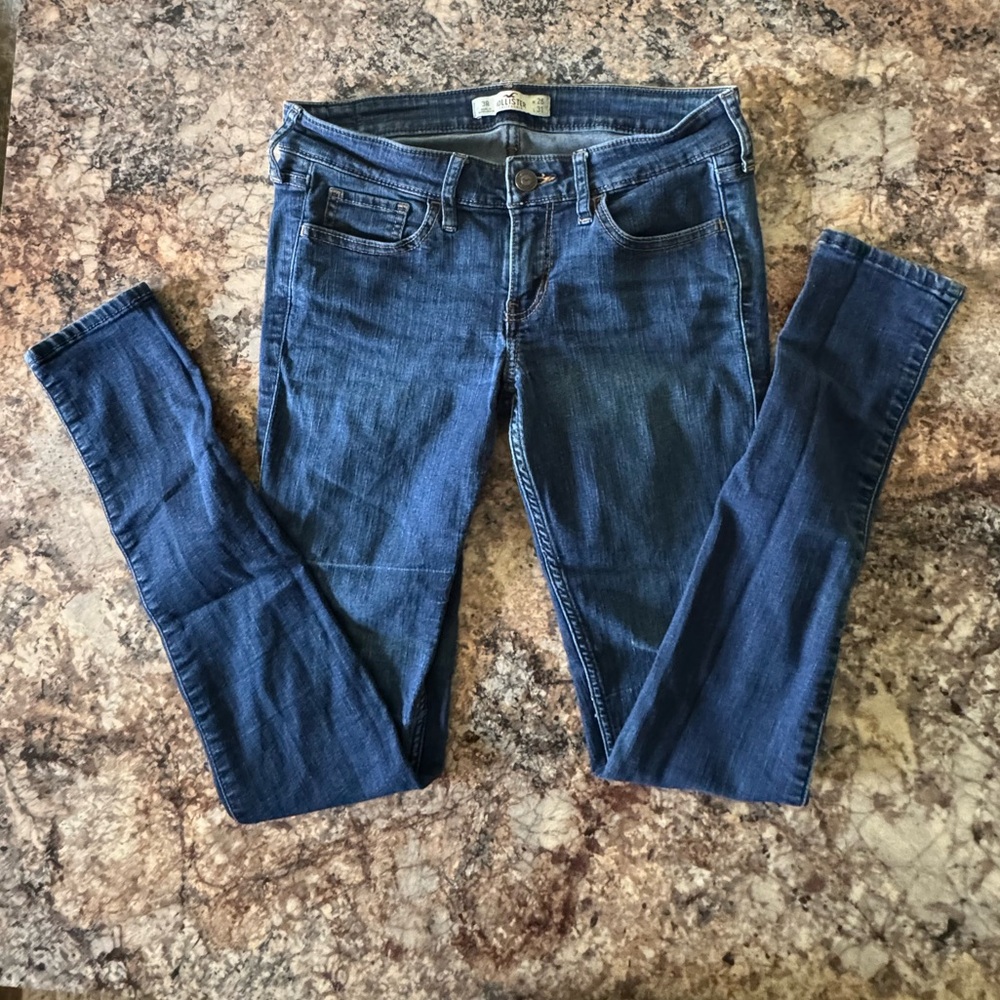 Hollister Blue Skinny Jeans with Stretch